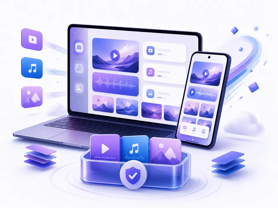 QuickDL دانلود برنامه جریان کار در سراسر دسکتاپ و موبایل